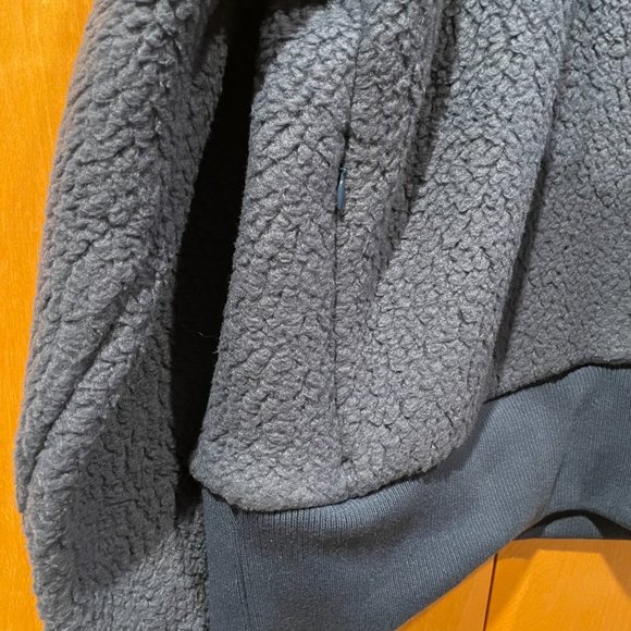 NWT IVL Keep It Toasty Polartec Half Zip Pullover Sherpa Fleece Jacket in Navy - Picture 8 of 12